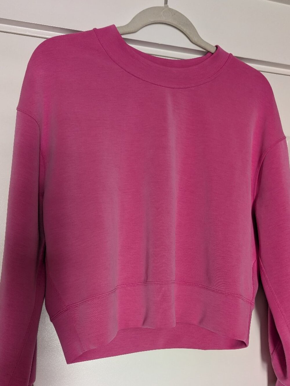 Lululemon Softstreme Perfectly Oversized Cropped Crewneck Pullover, Size Small